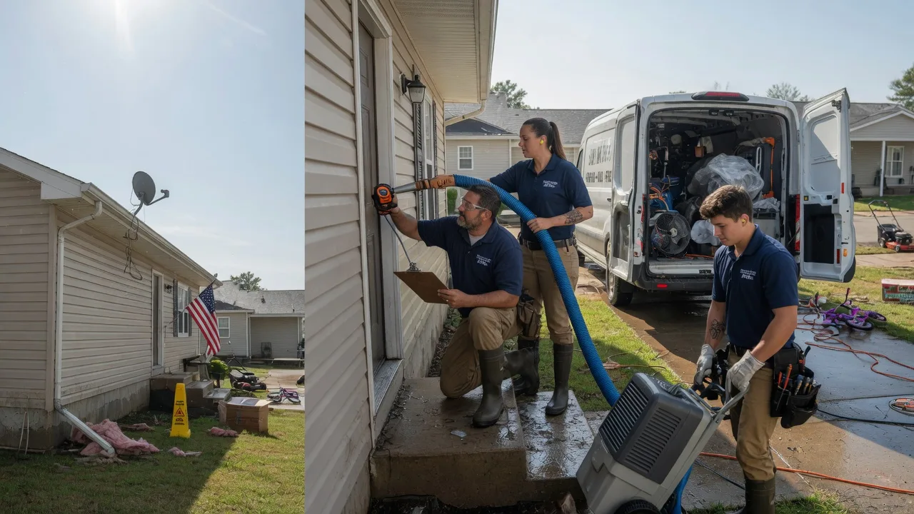 Ceiling Water Damage Restoration in Tennessee Ridge, TN near me